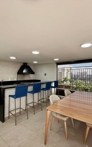 Studio para alugar com 25m², 1 quarto e sem vaga Studio para alugar com 25m², 1 quarto e sem vagaChurrasqueira