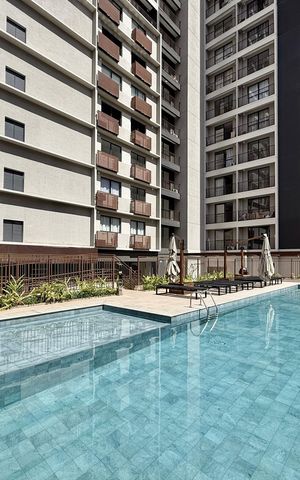 Studio para alugar com 25m², 1 quarto e sem vaga Studio para alugar com 25m², 1 quarto e sem vagaPiscina