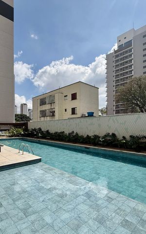 Studio para alugar com 25m², 1 quarto e sem vaga Studio para alugar com 25m², 1 quarto e sem vagaPiscina