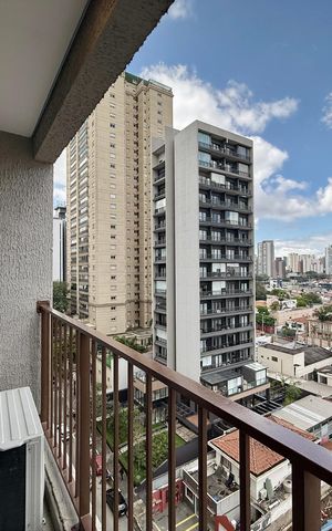 Studio para alugar com 25m², 1 quarto e sem vaga Studio para alugar com 25m², 1 quarto e sem vagaSacada