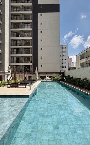 Studio para alugar com 25m², 1 quarto e sem vaga Studio para alugar com 25m², 1 quarto e sem vagaPiscina