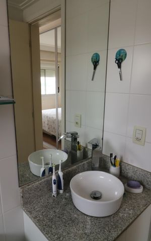 Apartamento à venda com 120m², 3 quartos e 2 vagasBanheiro da Suíte