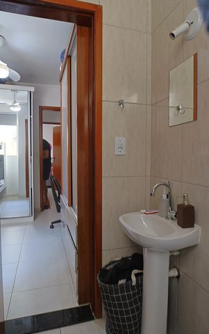 Casa de condomínio à venda com 65m², 2 quartos e 1 vagaBanheiro do Quarto 1