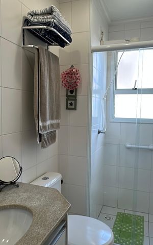 Apartamento para alugar com 60m², 2 quartos e 1 vaga Apartamento para alugar com 60m², 2 quartos e 1 vagaBanheiro Social