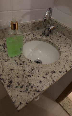 Apartamento à venda com 50m², 2 quartos e 1 vagaBanheiro Social - Pia