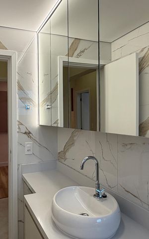 Apartamento para alugar com 89m², 3 quartos e 1 vagaBanheiro Social