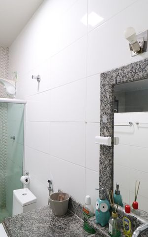 Casa para alugar com 157m², 2 quartos e 2 vagasBanheiro do Quarto 2