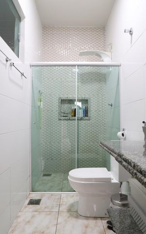 Casa para alugar com 157m², 2 quartos e 2 vagasBanheiro do Quarto 2