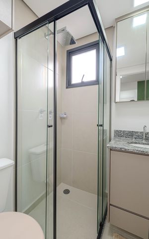 Apartamento para alugar com 29m², 1 quarto e sem vaga Apartamento para alugar com 29m², 1 quarto e sem vagaBanheiro