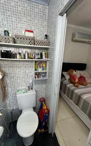 Casa para alugar com 120m², 2 quartos e 1 vaga Casa para alugar com 120m², 2 quartos e 1 vagaBanheiro da Suíte