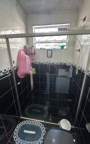 Casa para alugar com 120m², 2 quartos e 1 vaga Casa para alugar com 120m², 2 quartos e 1 vagaBanheiro Social