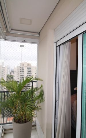 Apartamento à venda com 213m², 3 quartos e 4 vagasQuarto 2 - Varanda