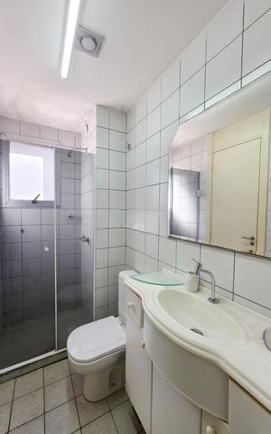 Apartamento para alugar com 78m², 2 quartos e 1 vagaBanheiro