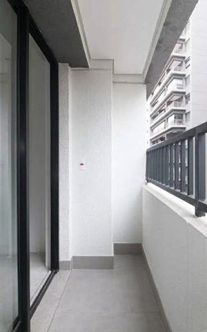 Studio à venda com 25m², 1 quarto e sem vagaVaranda