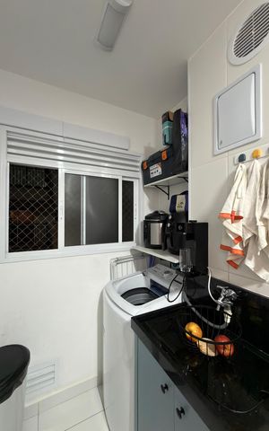 Apartamento à venda com 48m², 2 quartos e 1 vaga Apartamento à venda com 48m², 2 quartos e 1 vagaCozinha e Área de Serviço