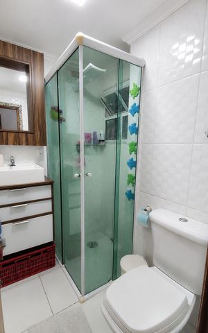Apartamento à venda com 70m², 3 quartos e 2 vagas Apartamento à venda com 70m², 3 quartos e 2 vagasBanheiro