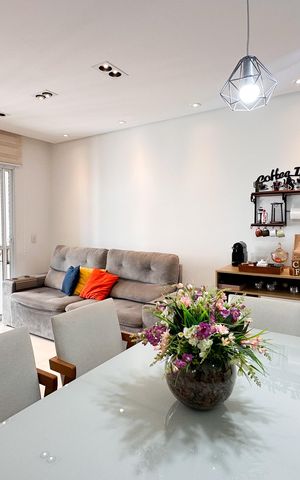 Apartamento à venda com 74m², 3 quartos e 2 vagas Apartamento à venda com 74m², 3 quartos e 2 vagasSala