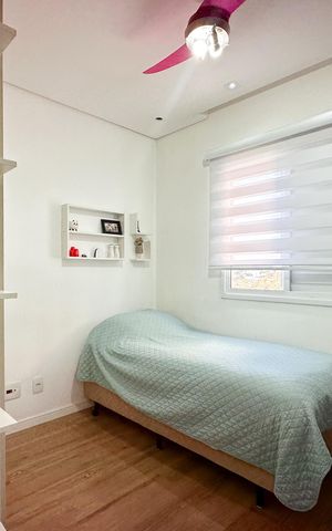 Apartamento à venda com 74m², 3 quartos e 2 vagas Apartamento à venda com 74m², 3 quartos e 2 vagasQuarto 1