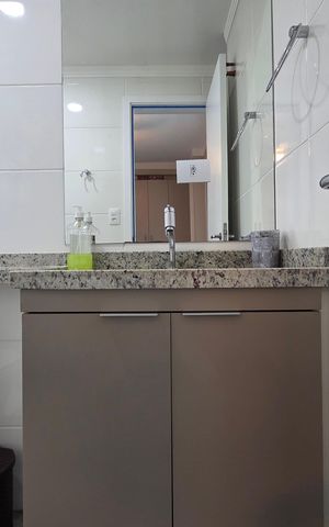 Apartamento para alugar com 87m², 2 quartos e 1 vaga Apartamento para alugar com 87m², 2 quartos e 1 vagaBanheiro da Suíte 1