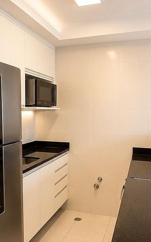Studio para alugar com 49m², 1 quarto e 1 vaga Studio para alugar com 49m², 1 quarto e 1 vagaCozinha