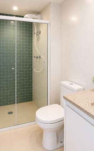 Studio para alugar com 49m², 1 quarto e 1 vaga Studio para alugar com 49m², 1 quarto e 1 vagaBanheiro