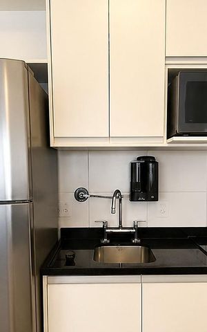 Studio para alugar com 49m², 1 quarto e 1 vaga Studio para alugar com 49m², 1 quarto e 1 vagaCozinha