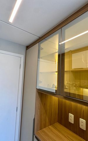 Studio para alugar com 24m², 1 quarto e sem vaga Studio para alugar com 24m², 1 quarto e sem vagaCozinha