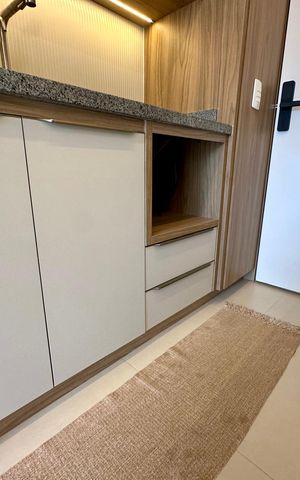 Studio para alugar com 24m², 1 quarto e sem vaga Studio para alugar com 24m², 1 quarto e sem vagaCozinha