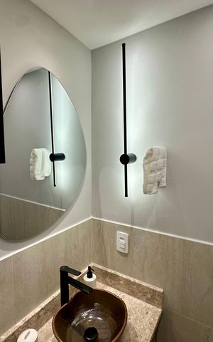 Studio para alugar com 24m², 1 quarto e sem vaga Studio para alugar com 24m², 1 quarto e sem vagaBanheiro