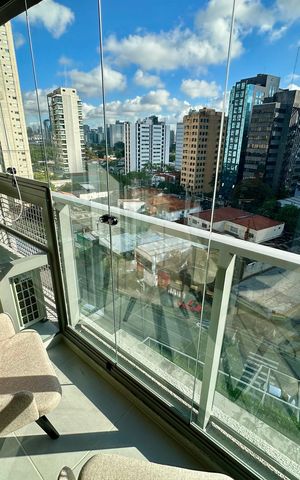 Studio para alugar com 24m², 1 quarto e sem vaga Studio para alugar com 24m², 1 quarto e sem vagaVaranda