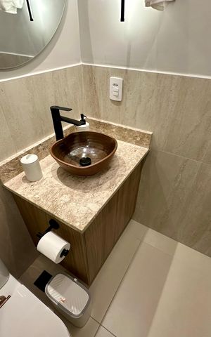 Studio para alugar com 24m², 1 quarto e sem vaga Studio para alugar com 24m², 1 quarto e sem vagaBanheiro