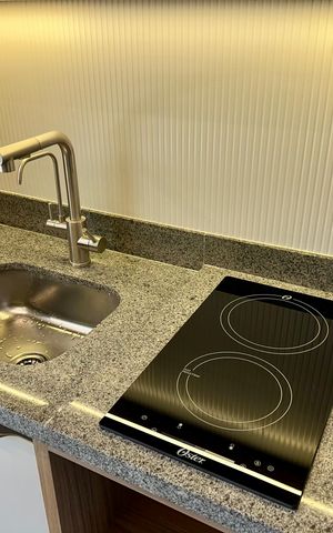 Studio para alugar com 24m², 1 quarto e sem vaga Studio para alugar com 24m², 1 quarto e sem vagaCozinha