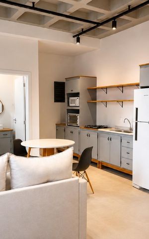 Studio para alugar com 37m², 1 quarto e sem vagaSala/Quarto