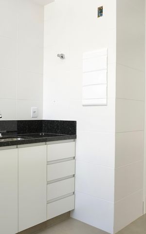 Apartamento à venda com 87m², 3 quartos e 2 vagas Apartamento à venda com 87m², 3 quartos e 2 vagasCozinha e Área de Serviço