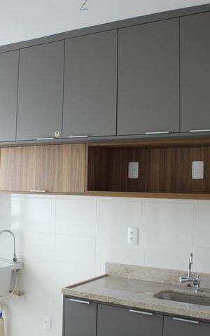Apartamento à venda com 59m², 2 quartos e 1 vagaCozinha e Área de Serviço Armários