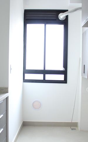 Apartamento à venda com 59m², 2 quartos e 1 vagaCozinha e Área de Serviço ao fundo