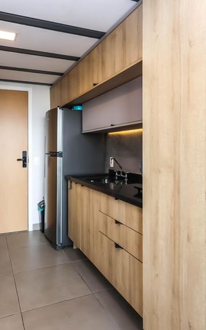 Studio à venda com 36m², 1 quarto e sem vagaSala/Cozinha