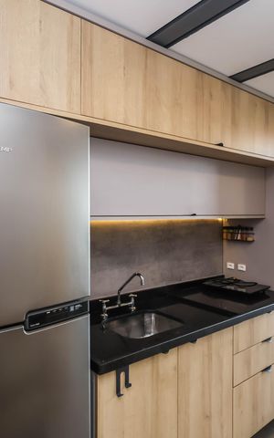 Studio à venda com 36m², 1 quarto e sem vagaSala/Cozinha
