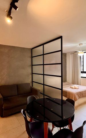 Studio à venda com 33m², 1 quarto e sem vaga