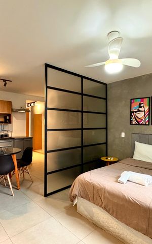 Studio à venda com 33m², 1 quarto e sem vaga