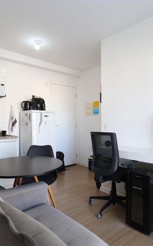 Apartamento à venda com 28m², 1 quarto e sem vagaSala/Cozinha