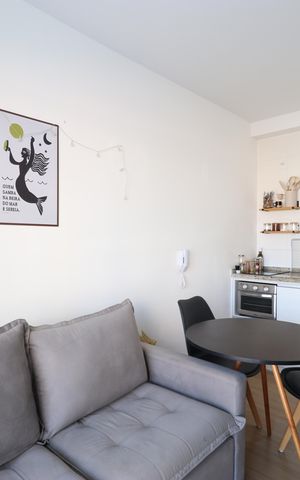 Apartamento à venda com 28m², 1 quarto e sem vagaSala/Cozinha