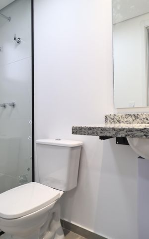 Apartamento para alugar com 58m², 2 quartos e 1 vaga Apartamento para alugar com 58m², 2 quartos e 1 vagaBanheiro
