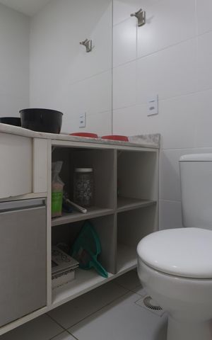 Apartamento para alugar com 62m², 2 quartos e 1 vagaBanheiro