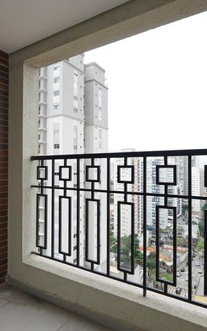 Studio à venda com 30m², 1 quarto e sem vagaVaranda