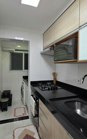 Apartamento à venda com 60m², 2 quartos e 2 vagas Apartamento à venda com 60m², 2 quartos e 2 vagasCozinha