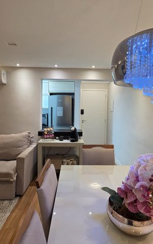 Apartamento à venda com 60m², 2 quartos e 2 vagas Apartamento à venda com 60m², 2 quartos e 2 vagasSala