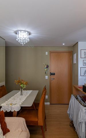 Apartamento à venda com 44m², 2 quartos e 1 vaga Apartamento à venda com 44m², 2 quartos e 1 vagaSala/Cozinha/Área de Serviço