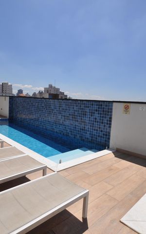 Apartamento para alugar com 27m², 1 quarto e sem vagaÁrea comum - Piscina