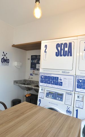 Apartamento para alugar com 27m², 1 quarto e sem vagaLavanderia
